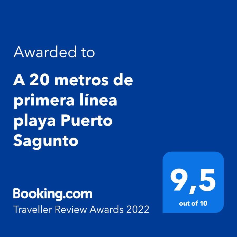 A 20 Metros De Primera Linea Playa Puerto Sagunto Ascensor Wifi Bagian luar foto